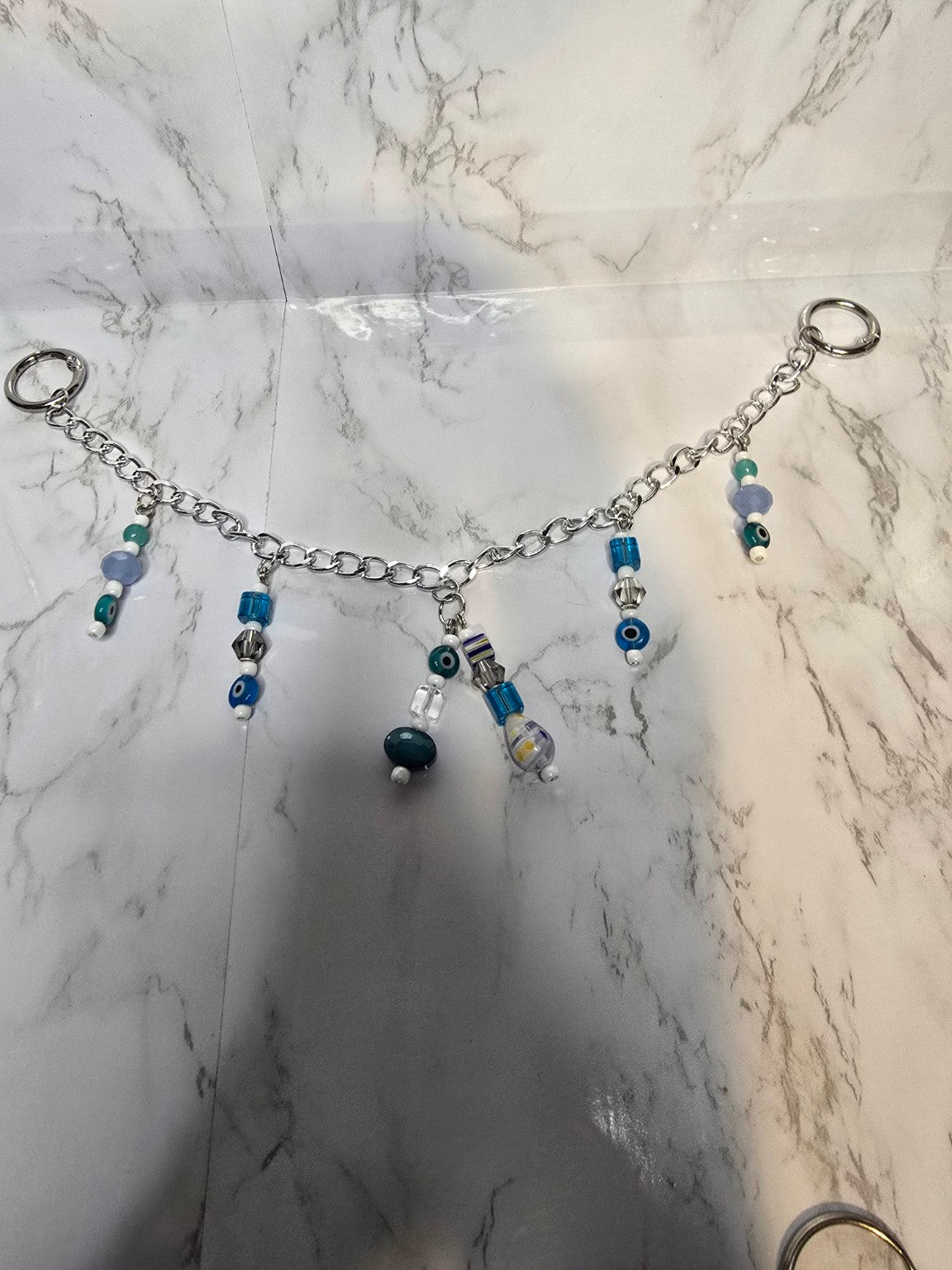 Medium Evil Eye Bag Chain | One of a Kind