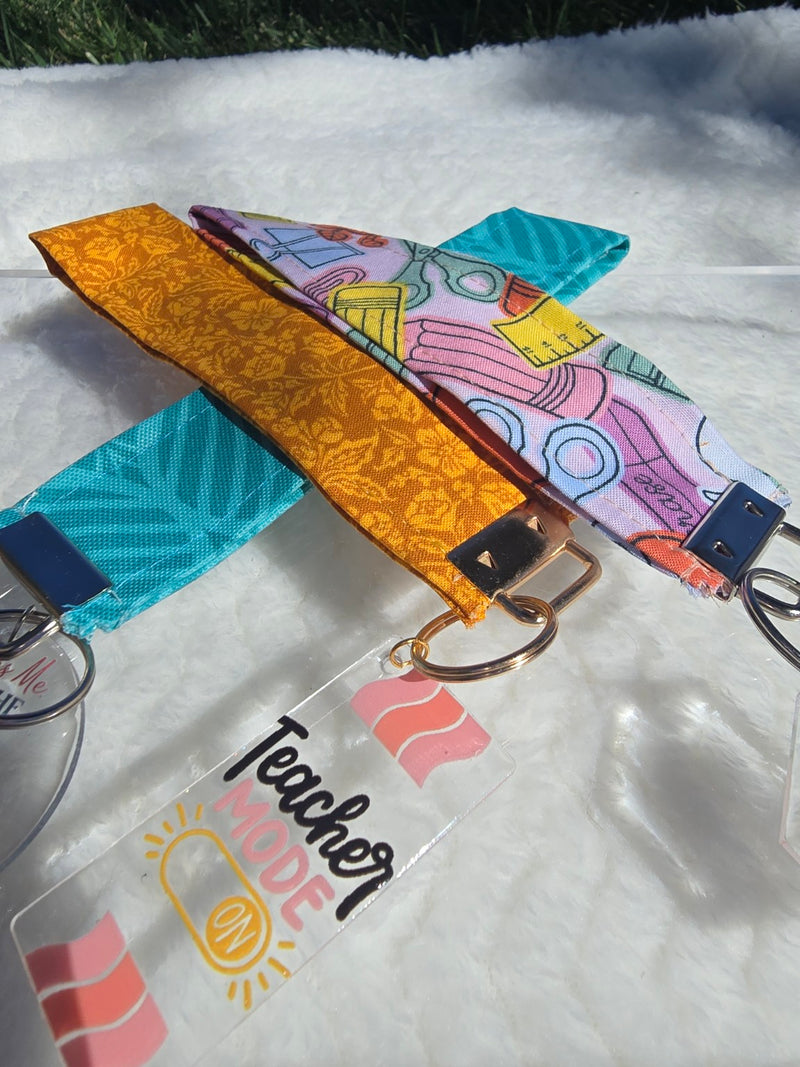 Sewn Fabric Wristlets | Handmade