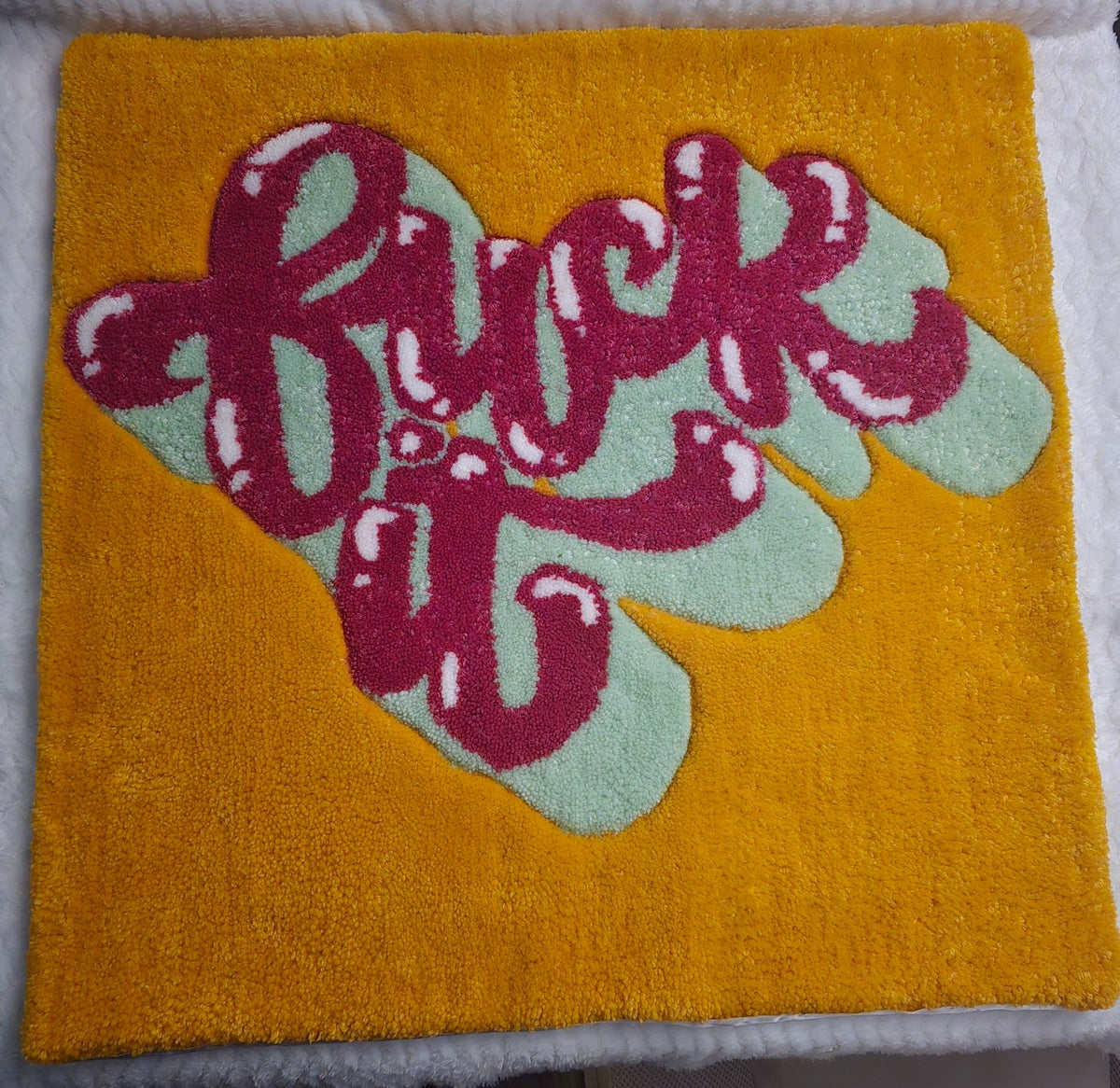 Fuck It Tufted Rug | One of a Kind
