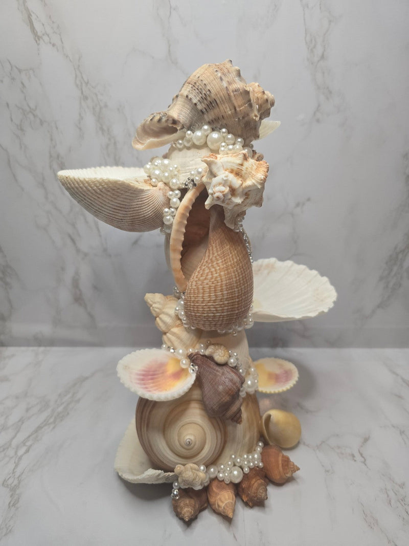 Shell & Pearl Statement Sculpture