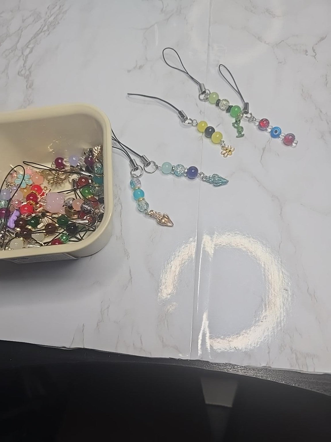 Handmade Beaded Phone Charms | Eclectic Elements