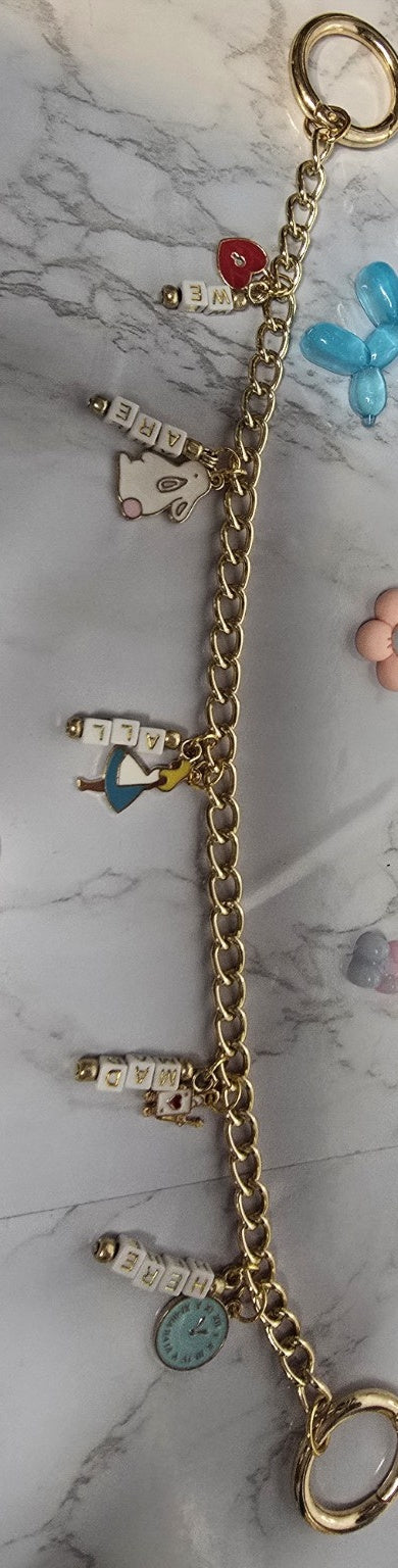 We Are All Mad Here Medium Bag Chain | One of a Kind